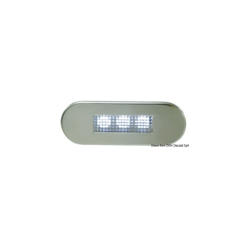 LED COURTESY LIGHT FOR RECESS MOUNTING - FRONTAL ORIENTATION