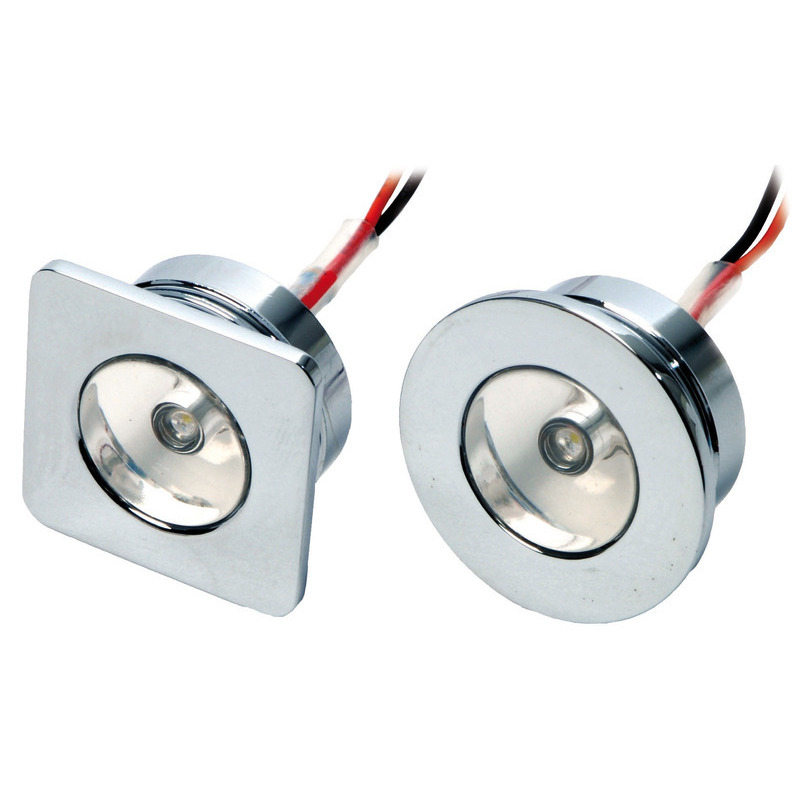 LED COURTESY LIGHT FOR RECESS MOUNTING - FRONTAL ORIENTATION