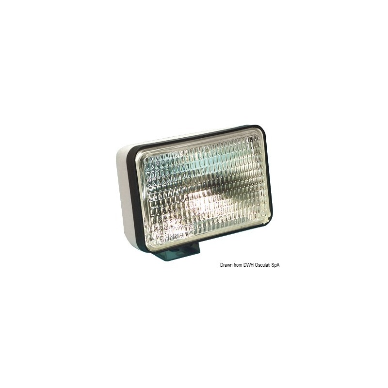 SEALED BEAM WATERTIGHT LIGHT WITH WATERTIGHT HALOGEN OPTIC BULB