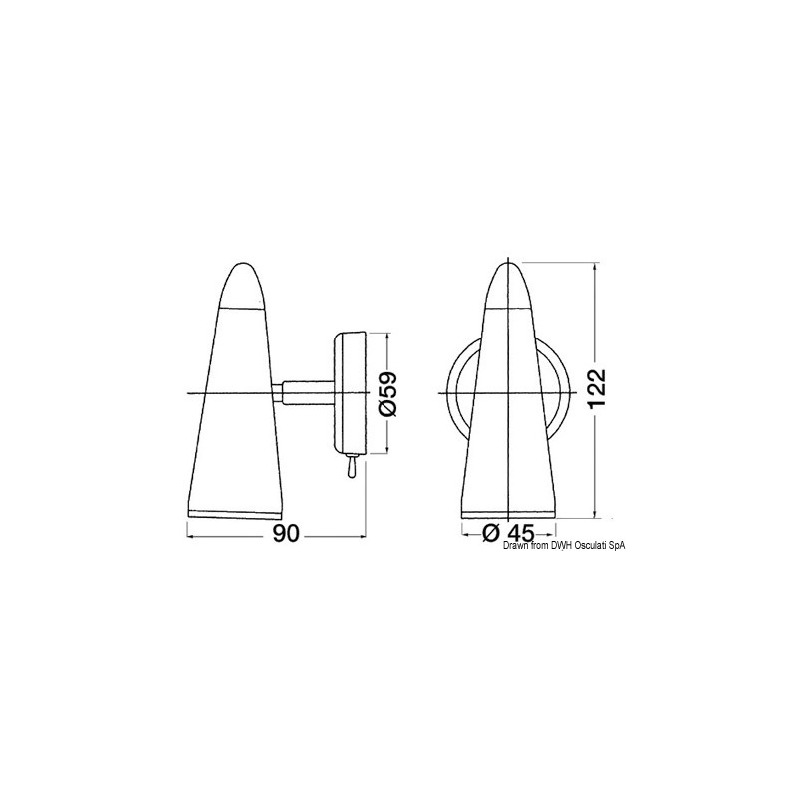 FORESTI E SUARDI ARGO HALOGEN BEDSIDE SPOTLIGHT