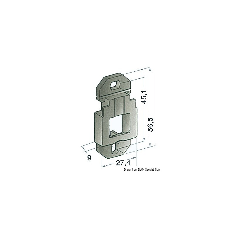 SUPPORT BASE, BULKHEAD-MOUNTING MODEL