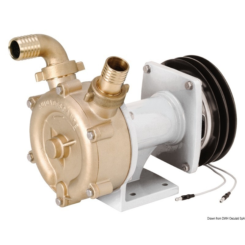 BRONZE SELF-PRIMING IMPELLER PUMP WITH ELECTROMAGNETIC CLUTCH