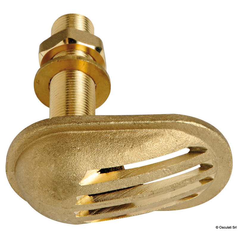 CAST BRASS THRU-HULL SCOOP STRAINER