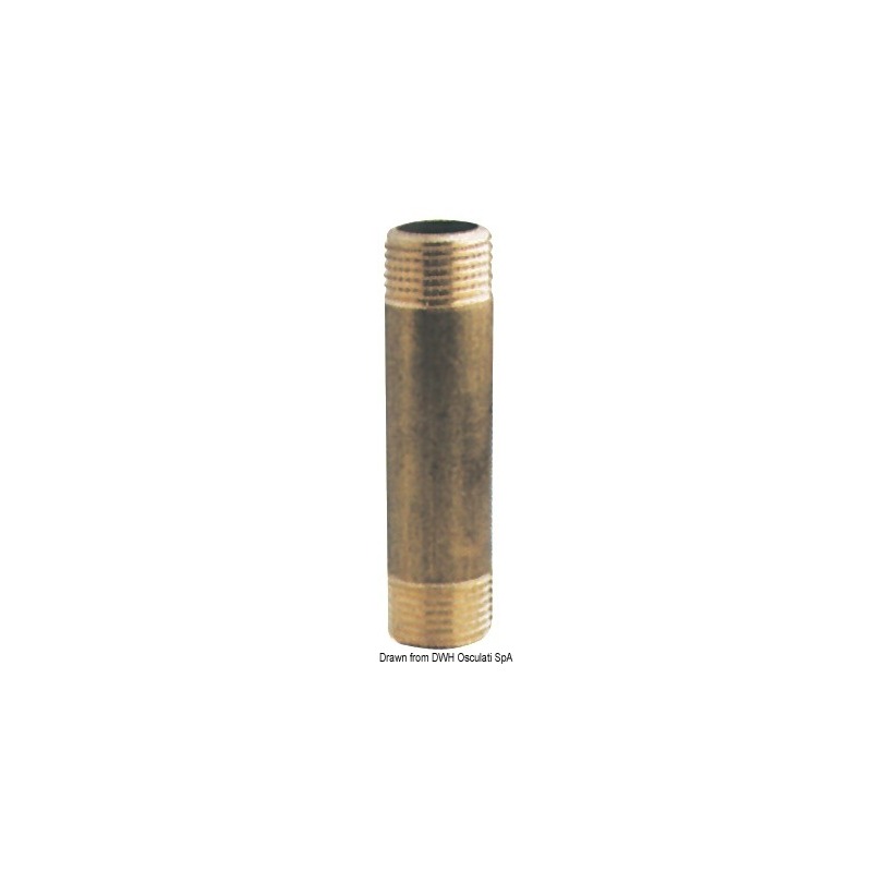 MALE/MALE BRASS EXTENSION SLEEVE