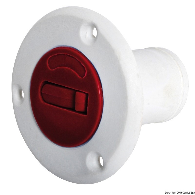 NYLON/FIBERGLASS WHITE FUEL PLUGS, MADE IN ACCORDANCE WITH EC STANDARDS