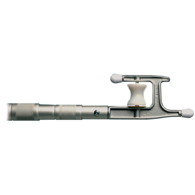 PROFESSIONAL TELESCOPIC BOAT HOOK WITH ROLLER