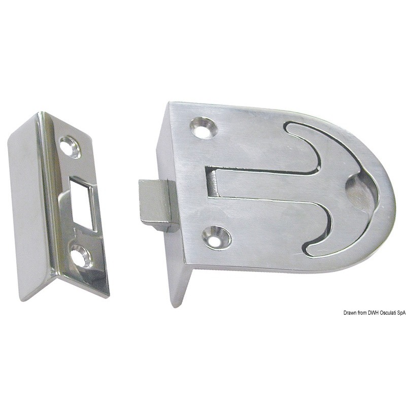 FLUSH BOTTOM BOARD PULL LATCH