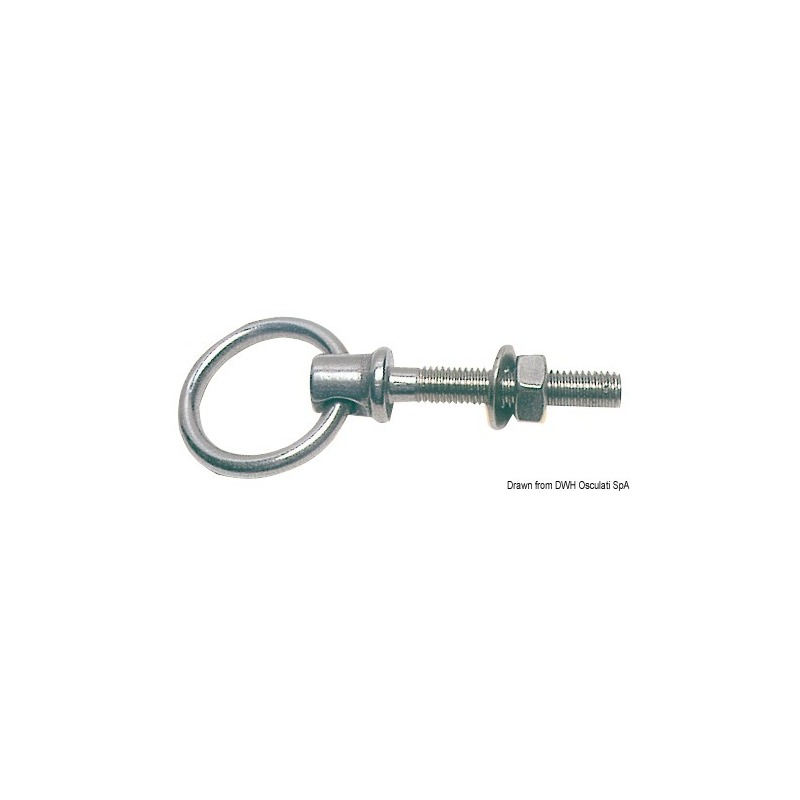 ANELLO SNODATO CON PERNO PASSANTE INOX