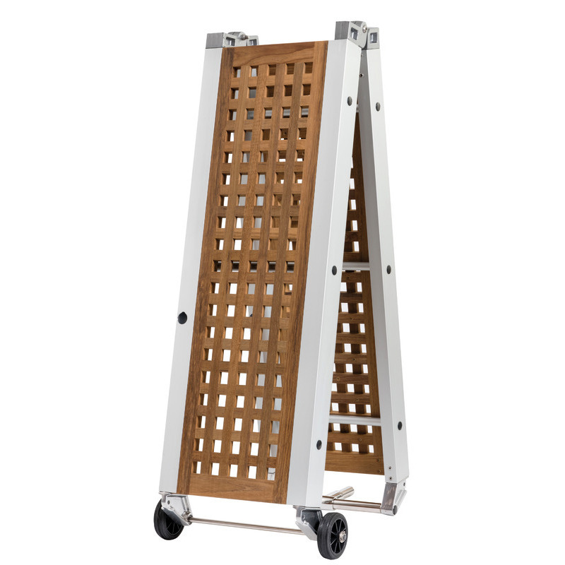 FOLDABLE GANGWAY WITH GRATING