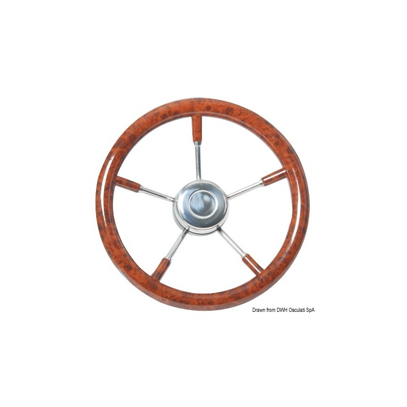 STEERING WHEELS WITH STAINLESS STEEL SPOKES