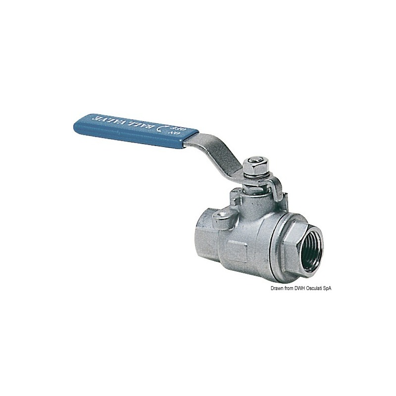 SHUT-OFF FULL FLOW BALL VALVE FEMALE/FEMALE