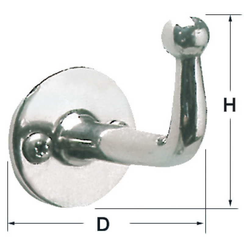 AISI316 STAINLESS STEEL CAST HOOK