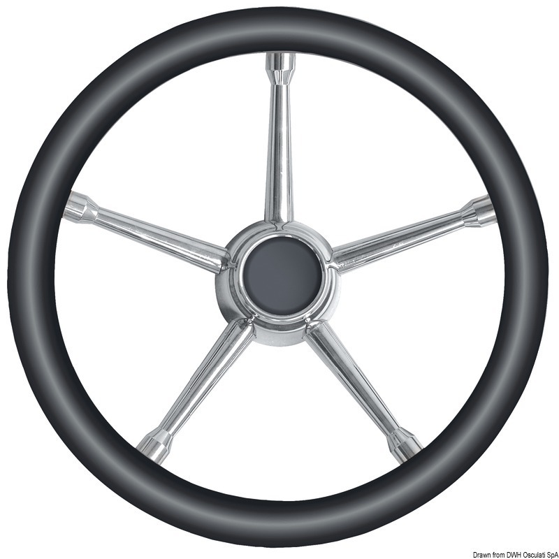 STEERING WHEELS WITH STAINLESS STEEL SPOKES