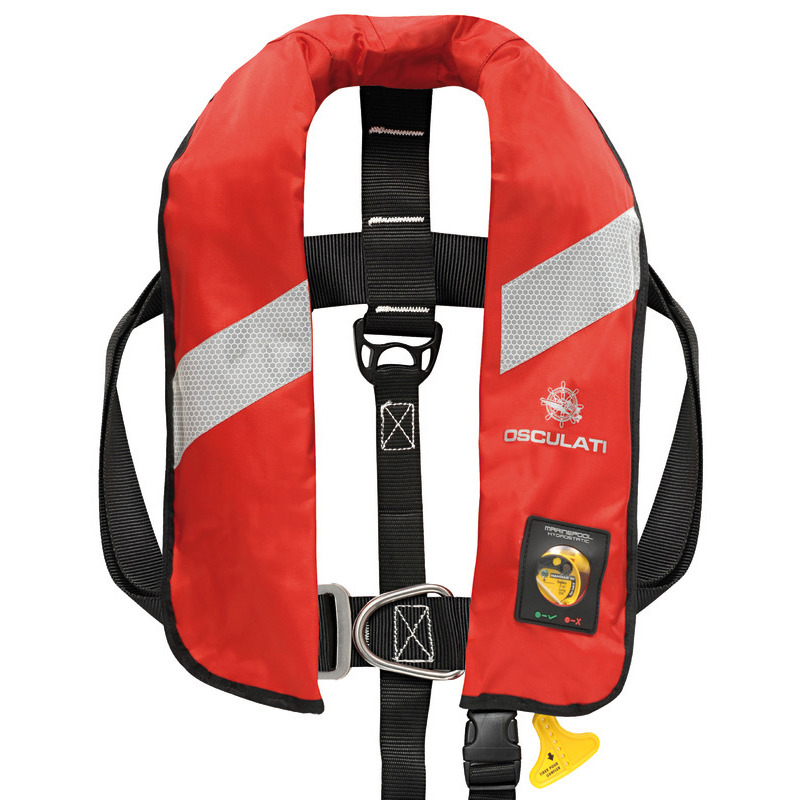 SECURITY SELF-INFLATABLE LIFEJACKET WITH HAMMAR HYDROSTATIC INFLATION - 165 N (EN ISO 12402-3)