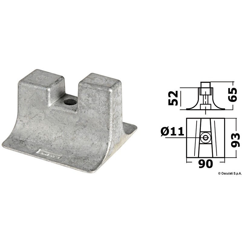 YAMAHA ALUMINIUM ANODE LEG 300/450 HP