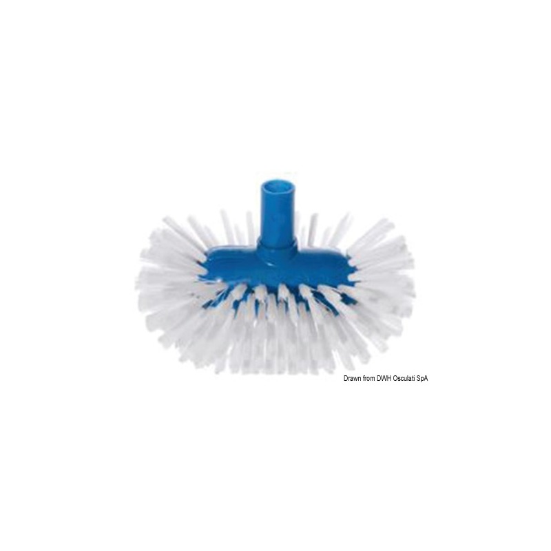 YACHTICON OVAL BRUSH WITH MEDIUM NYLON FIBRE