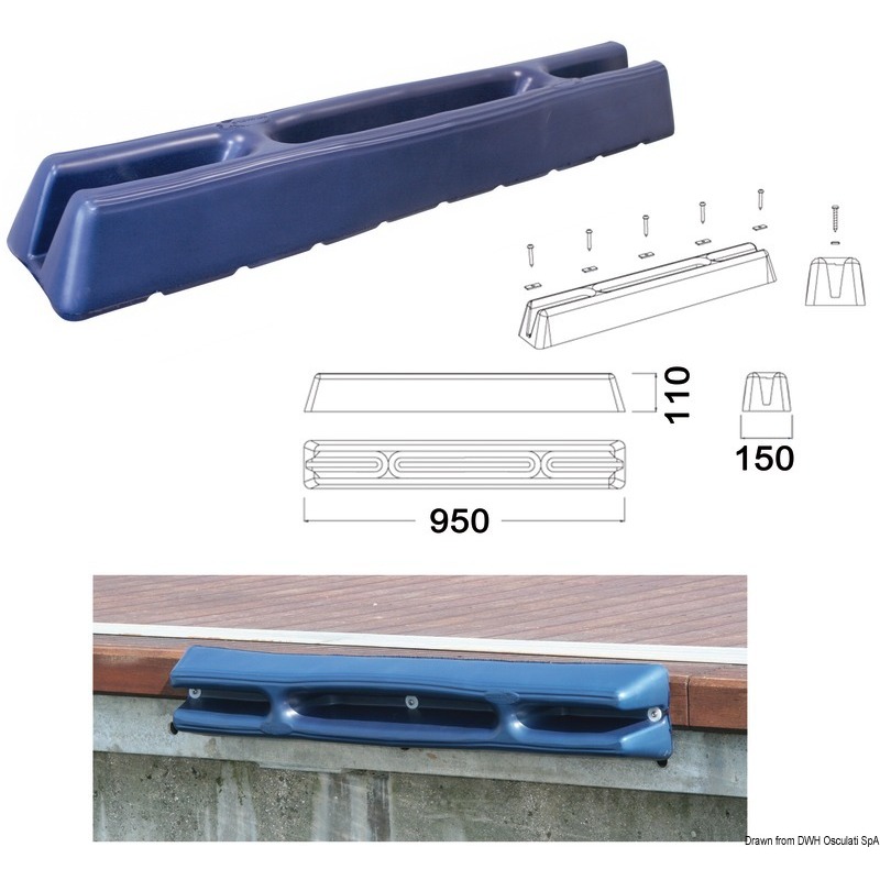 MARINA AND PILE FENDERS MADE OF SOLID INJECTION MOULDED SOFT EVA