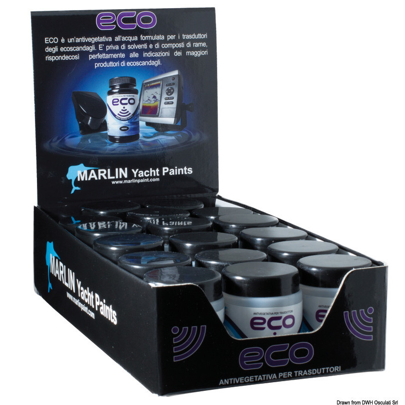 MARLIN ECO ANTIFOULING PAINT FOR TRANSDUCERS, DEPTH FINDERS AND LOGS