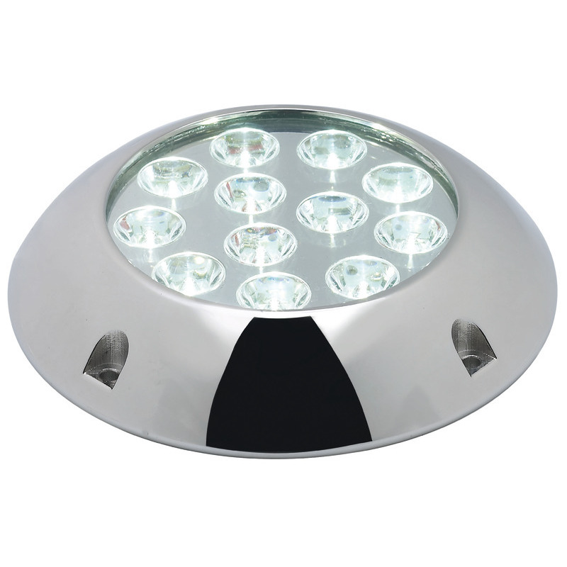 UNDERWATER LIGHT WITH SCREWS FOR HULL / TRANSOM / PLATFORM