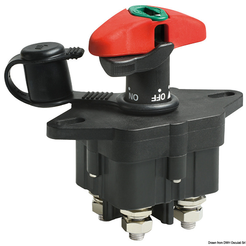 LITTELFUSE® DUAL-POLE BATTERY SWITCH WITH KEY