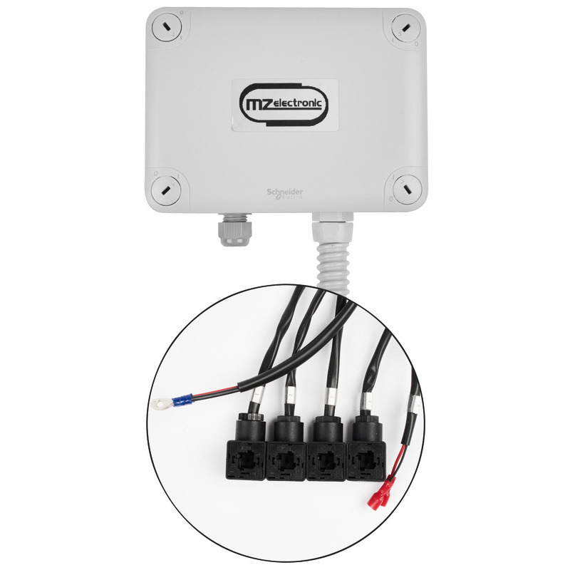 RADIO CONTROL WITH FIXED PANEL AND CENTRAL UNIT FOR GANGPLANKS